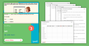 Year 3 Spelling Assessment Resources - S41 Mis- Prefix Pack 2
