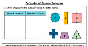 Perimeter of Regular Polygons - Extension