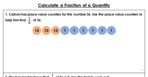 Calculate a Fraction of a Quantity - Extension