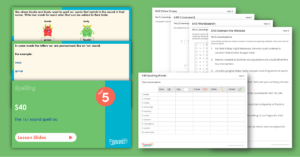 Year 5 Spelling Assessment Resources - S40 – /^/ Sound spelt ou