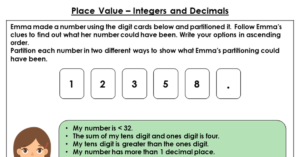 Place Value - Integers and Decimals - Discussion Problem