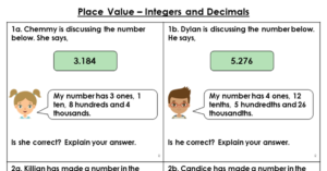 Place Value - Integers and Decimals - Reasoning and Problem Solving