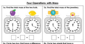 Four Operations with Mass - Varied Fluency