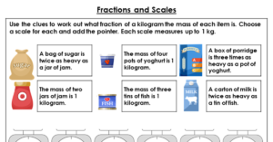 Fractions and Scales - Discussion Problem