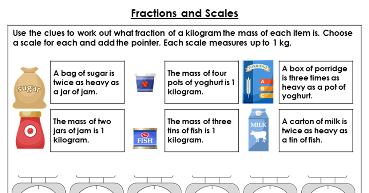 Fractions and Scales - Discussion Problem