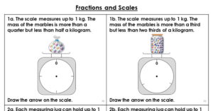 Fractions and Scales - Reasoning and Problem Solving