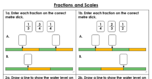Fractions and Scales - Varied Fluency