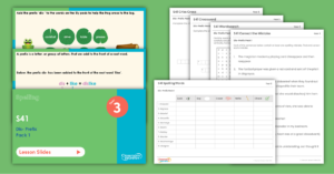Year 3 Spelling Assessment Resources - S41 Dis- Prefix Pack 1