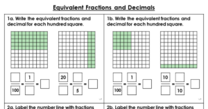 Equivalent Fractions and Decimals - Varied Fluency
