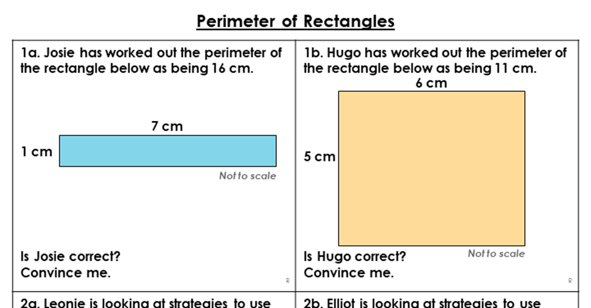 Perimeter of Rectangles