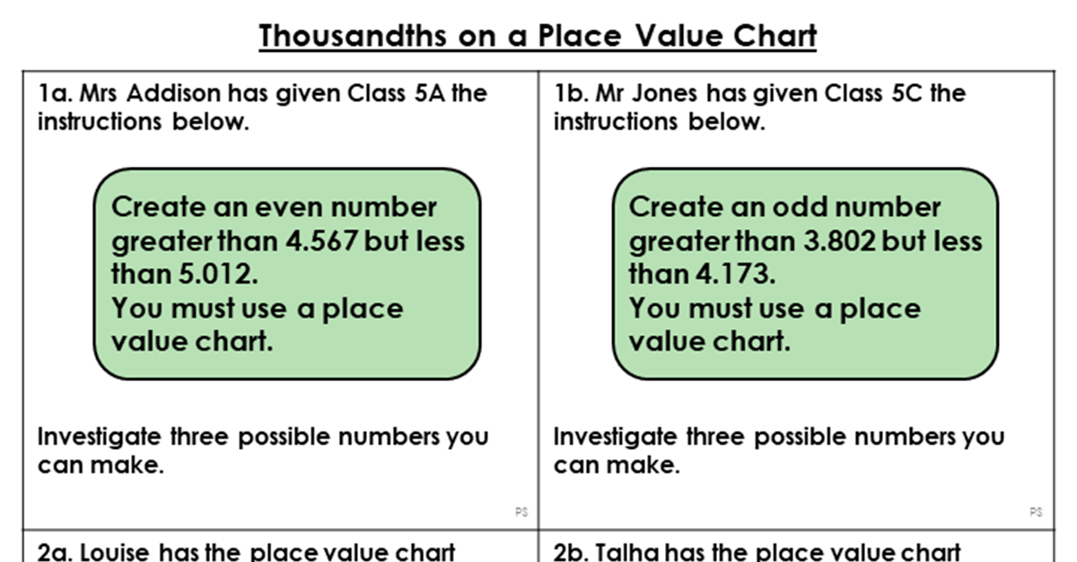 place value problem solving grade 6