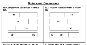 Understand Percentages - Varied Fluency