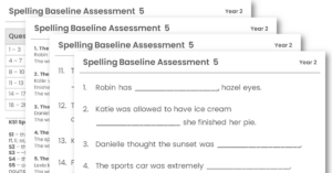 Year 2 Spelling Baseline Assessment 5