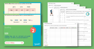 Year 2 Spelling Resources - S25 – Adding –ing, –ed, –er, –est and –y to words ending in –e with a consonant before it