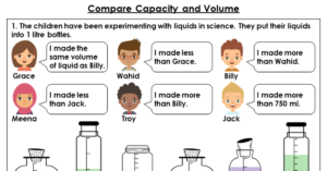Compare Capacity and Volume - Discussion Problem