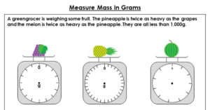 Measure Mass in Grams - Discussion Problem