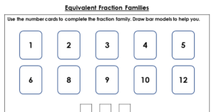 Equivalent Fraction Families - Discussion Problem
