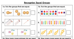 Recognise Equal Groups - Varied Fluency