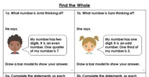 Find the Whole - Reasoning and Problem Solving