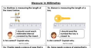 Measure in Millimetres - Reasoning and Problem Solving