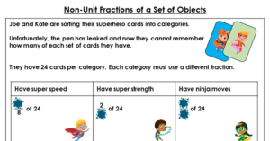 Non-Unit Fractions of a Set of Objects - Discussion Problem