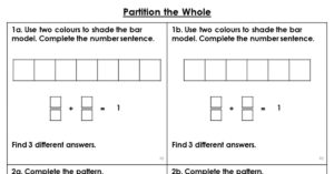 Partition the Whole - Reasoning and Problem Solving