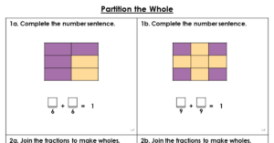Partition the Whole - Varied Fluency