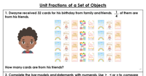 Unit Fractions of a Set of Objects - Extension