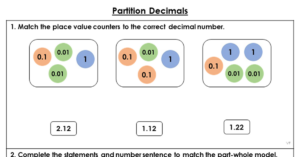 Partition Decimals - Extension