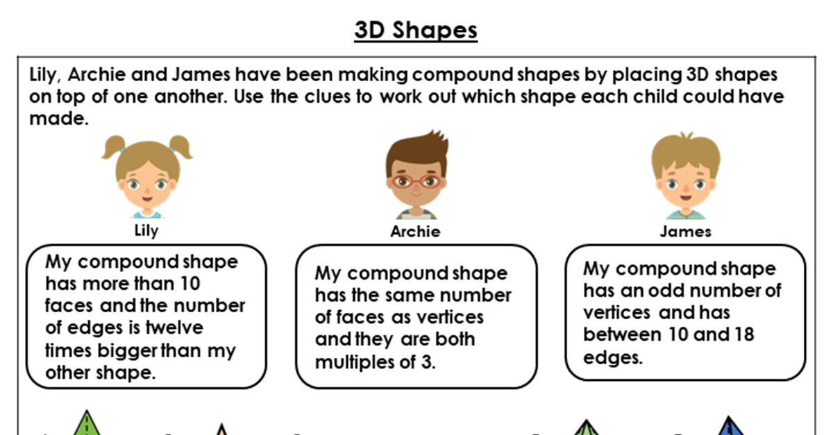 3D Shapes - Discussion Problem