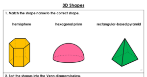 3D Shapes - Extension