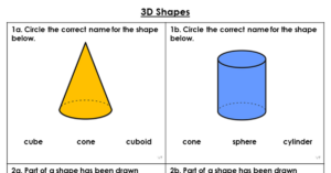 3D Shapes - Varied Fluency