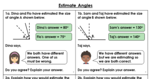 Estimate Angles - Reasoning and Problem Solving