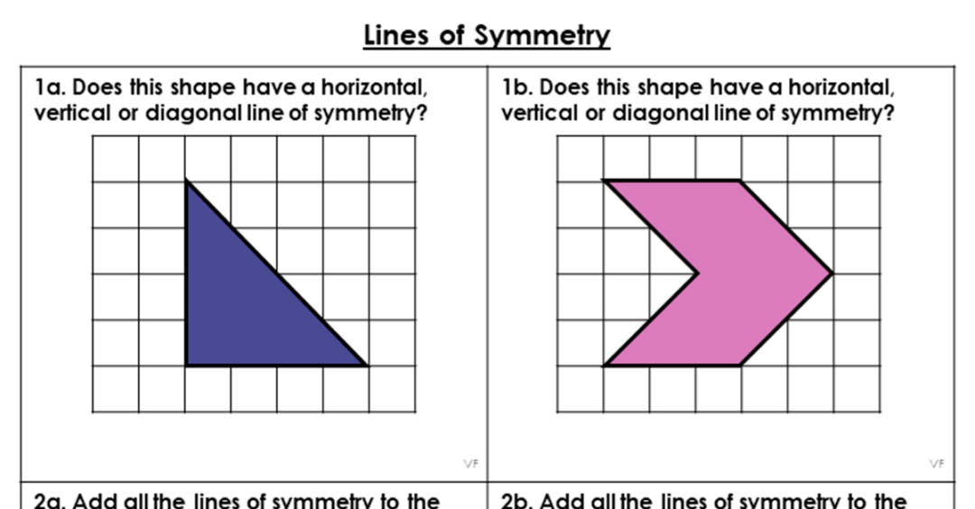 year 5 lines of symmetry problem solving