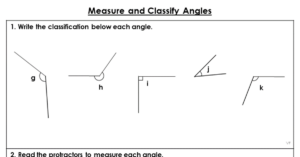 Measure and Classify Angles - Extension