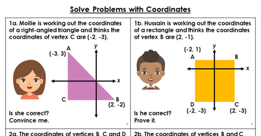 coordinates problem solving ks2