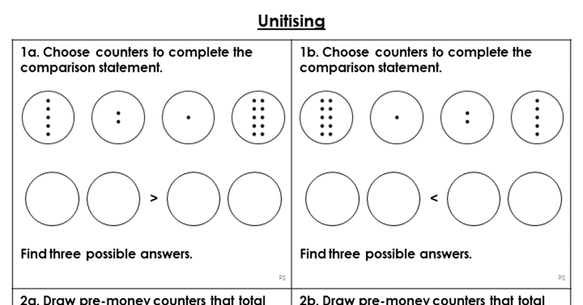 Unitising - Reasoning and Problem Solving