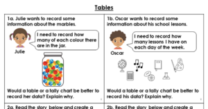 Tables - Reasoning and Problem Solving