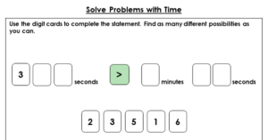 Solve Problems with Time - Discussion Problem