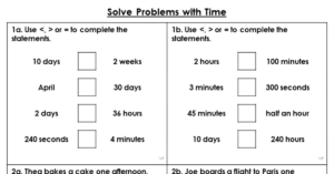 Solve Problems with Time - Varied Fluency