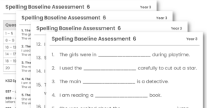 Year 3 Spelling Baseline Assessment 6
