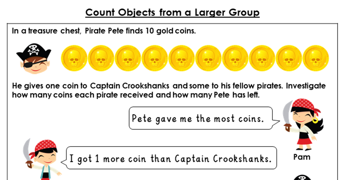Count Objects from a Larger Group