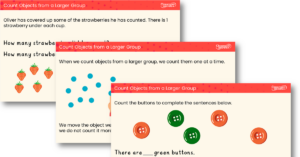 Count Objects from a Larger Group Teaching PowerPoint