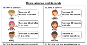 Hours, Minutes and Seconds - Varied Fluency