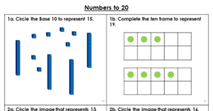 Numbers to 20 - Varied Fluency