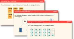 Recognise Tens and Ones - Teaching PowerPoint
