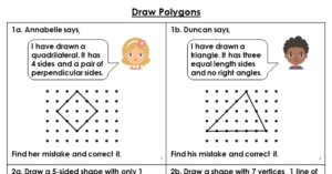 Draw Polygons Reasoning and Problem Solving