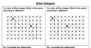Draw Polygons Varied Fluency