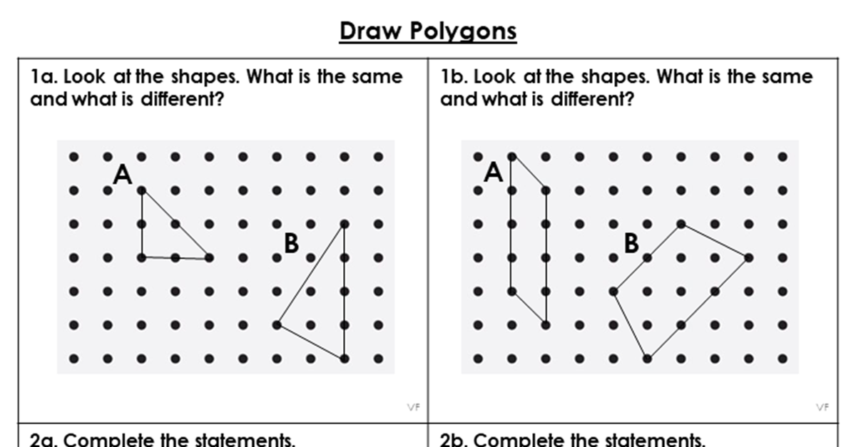 Draw Polygons - Varied Fluency