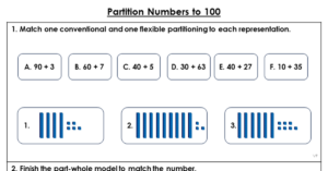 Partition Numbers to 100 - Homework